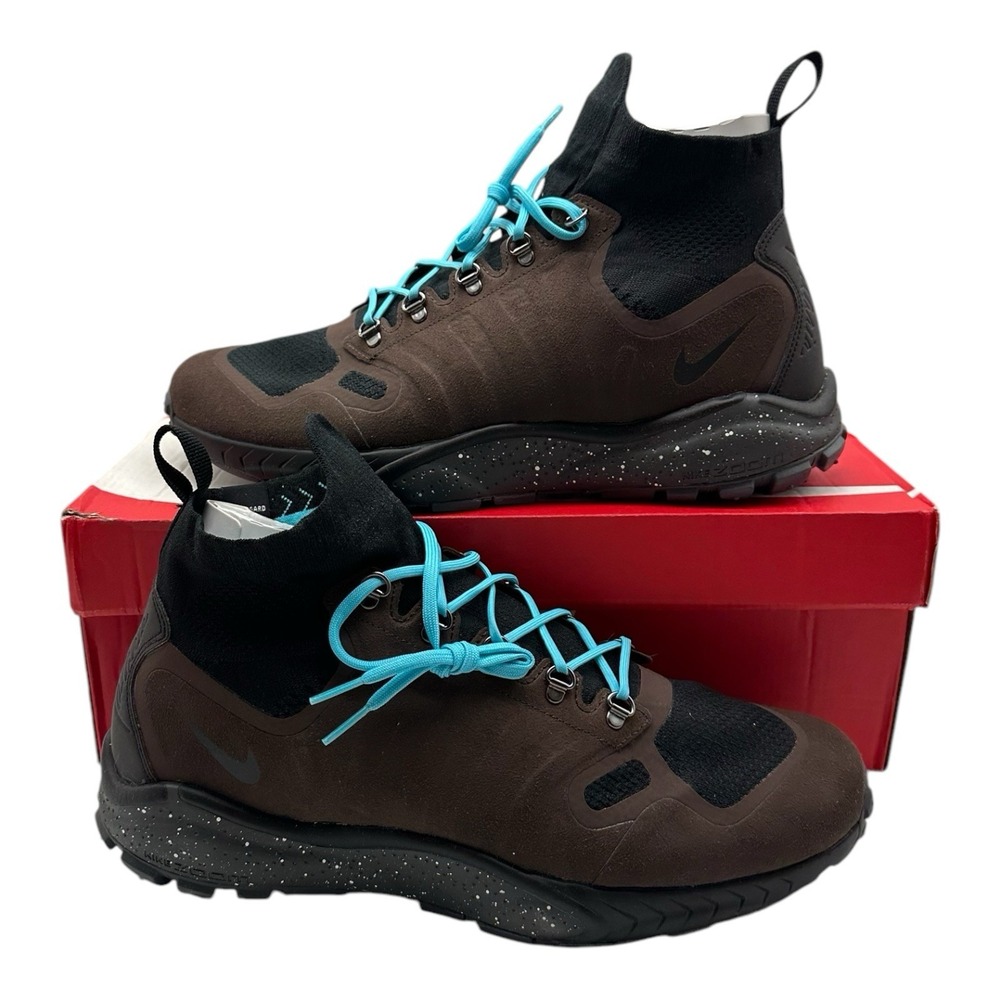 Nike Zoom Talaria Mid FK Shoes Mens 12 Baroque Brown/Gamma Blue-Black 856957-200